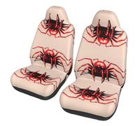 WXZYFP Cute Little Red Spider Car Seat Covers (due in una confezione), adatto per la maggior parte dei sedili. Come ad esempio: auto, SUV, camion, furgoni, ecc.