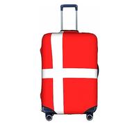 WXZYFP Danimarca Bandiera danese La custodia protettiva per la valigia con una stampa unica su entrambi i lati ti aiuta a evitare di prendere la valigia sbagliata durante il viaggio.