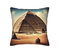 WXZYFP Dreaming of The Pyramids of Khufu Stampa su entrambi i lati, federa universale per tutte le stagioni, 40,6 x 40,6 cm, 100% poliestere