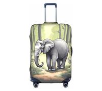 WXZYFP Elefante che cammina La custodia protettiva per la valigia con una stampa unica su entrambi i lati ti aiuta a evitare di prendere la valigia sbagliata durante il viaggio.