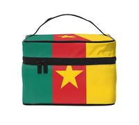 WXZYFP Flag of Camerun Travel borsa cosmetica, essenziale per gli appassionati di viaggi all'aperto, ha una semplice struttura interna.