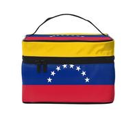 WXZYFP Flag of Venezuela Travel borsa cosmetica, essenziale per gli appassionati di viaggi all'aperto, ha una semplice struttura interna.