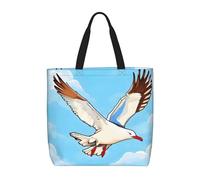 WXZYFP Gabbiani volanti È una comoda borsa monospalla, adatta per lo shopping, i viaggi e le esigenze della vita quotidiana., Nero, Taglia unica