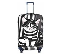 WXZYFP Gattino a righe bianche e nere La custodia protettiva per la valigia con una stampa unica su entrambi i lati ti aiuta a evitare di prendere la valigia sbagliata durante il viaggio.