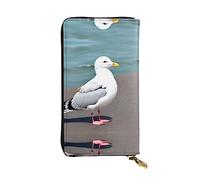 WXZYFP Grazioso portafoglio lungo in pelle stampata su entrambi i lati, unisex, 12 scomparti per carte di credito, 3 scomparti per contanti