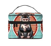 WXZYFP La borsa cosmetica portatile multifunzionale silenziosa con design a strati interno ed esterno, facile da organizzare varie forniture.