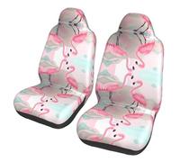 WXZYFP Love Flamingo Coprisedili per auto (due in una confezione), adatti per la maggior parte dei sedili, come ad esempio: auto, SUV, camion, furgoni, ecc.