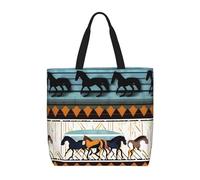 WXZYFP Motivo a strisce di cavallo. È una comoda borsa monospalla, adatta per lo shopping, i viaggi e le esigenze della vita quotidiana. Nero, Taglia unica