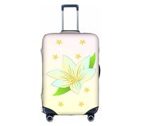 WXZYFP Narcisi fioriti La copertura protettiva per la valigia con una stampa unica su entrambi i lati ti aiuta a evitare di prendere la valigia sbagliata durante il viaggio., Bianco, Grande