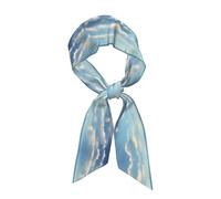 WXZYFP Nuvole bianche sul mare Sciarpa lunga di seta, il materiale è morbido, setoso e lucido, può essere utilizzato come foulard, sciarpa, accessori di abbigliamento