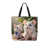 WXZYFP Ratti madre e bambino È una comoda borsa monospalla, adatta per shopping, viaggi e esigenze di vita quotidiana., Nero, Taglia unica