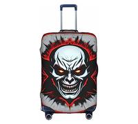 WXZYFP Red and Black Evil Ghost La custodia protettiva per la valigia con una stampa unica su entrambi i lati ti aiuta a evitare di prendere la valigia sbagliata durante il viaggio.