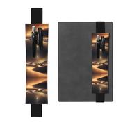 WXZYFP Sahara Desert Printed - Astuccio in pelle double-face (PVC) per 2-3 penne alte da 20 a 25,4 cm