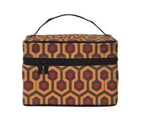 WXZYFP Shining Overlook Borsa cosmetica portatile multifunzionale con design a strati interno ed esterno, facile da organizzare varie forniture.