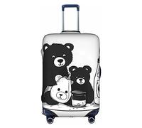 WXZYFP Simpatico orso per bottiglie di latte La copertura protettiva per la valigia con una stampa unica su entrambi i lati ti aiuta a evitare di prendere la valigia sbagliata durante il viaggio.