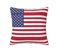 WXZYFP Stampa su entrambi i lati della bandiera americana, federa universale per tutte le stagioni, 40,6 x 40,6 cm, 100% poliestere