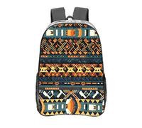 WXZYFP Texture etnica tribale africana Si tratta di uno zaino trasparente da 40,6 cm realizzato in materiale PVC trasparente, adatto per lavoro, viaggi d'affari e viaggi. Trasparente, taglia unica