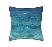WXZYFP The Deep Blue Sea Stampa su entrambi i lati, federa universale per tutte le stagioni, 40,6 x 40,6 cm, 100% poliestere