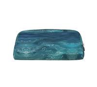 WXZYFP The Deep Ocean L'astuccio è realizzato in pelle a grana incrociata (PVC), fodera in 100% poliestere e stampa a schermo intero