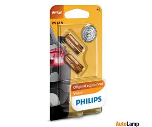 WY5W Lampadine Alogene PHILIPS Vision 12396NAB2 Interni e segnalazione Set