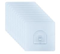 WYAN 12 Pezzi Ganci Adesivi Chiodoi,Ganci Adesivi,Gancio Viti Autoadesive,Gancio per Spina,per Cucina, Bagno, Ufficio