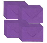 WYAN Buste di Carta Kraft-40 Pezzi 15.5 * 10.5cm Viola intenso Busta ribaltabile classica,per Biglietto Auguri,Inviti Matrimonio e Compleanno(Escludi le carte)