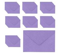 WYAN Buste di Carta Kraft-50 Pezzi 15.5 * 10.5cm Viola Intenso Busta ribaltabile classica,per Biglietto Auguri,Inviti Matrimonio e Compleanno(Escludi le carte)