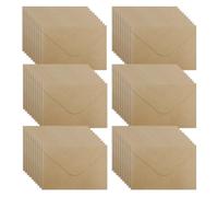 WYAN Buste di Carta Kraft-60 Pezzi 15,5 * 10,5cm Marrone Busta ribaltabile classica,per Biglietto Auguri,Inviti Matrimonio e Compleanno(Escludi le carte)
