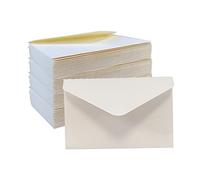 WYAN Buste di Carta Kraft-80 Pezzi 10,3 * 6.6cm Beige Busta ribaltabile classica,per Biglietto Auguri,Inviti Matrimonio e Compleanno(Escludi le carte)