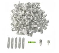 WYAN Ganci per Quadri, 2 Misure Ganci per Specchio a Muro, 150 Pezzi Chiodi per Quadri Muro, per Appendere Cornici Decorazioni Murali, per Cartongesso Duro, Foto Matrimoni, Dipinti (Bianco)