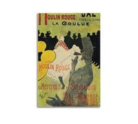 WYATAO Stampa artistica da parete su tela, motivo: Henri De Toulouse-Lautrec (Moulin Rouge Masquerade), stampa artistica da parete moderna per camera da letto, 20 x 30 cm