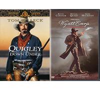 Wyatt Earp + Quigley Down Under DVD Western Pack 2 Movie Set Kevin Costner