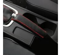 WyaYy8 Copri Freno Mano Auto per Ford Fiesta 2009 2010 2011 2012 2013,Antiscivolo Resistenti Manuale Coprifreno Protettiva Accessori Interni,Red