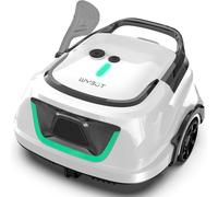 WYBOT A1 Robot Piscina Manutenzione, Doppia Turbina Pulizia Profonda, 120 Minuti Potenza Continua, 100㎡ Adatto Famiglie, Soluzione Completa Fondo Piscina,Verde Bianco Perlato