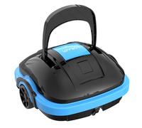 WYBOT Robot Piscina Batteria, Pulitore Automatico per Piscina Che Dura 50 Minuti, Doppio Motore, Aspirapolvere per Piscine Fuori Terra e Piscine interrate a Fondo Piatto, Fino a 50 m²