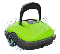 WYBOT Robot Piscina Fuori Terra per Piscina da 50m², Robottino Pulitore con Doppia Motricità e Parcheggio Autonomo | Robot Piscina Pulitore Senza Fili con Batteria Verde