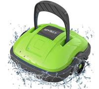 WYBOT Robot Piscina Fuori Terra per Piscina da 50m², Robottino Pulitore con Doppia Motricità e Parcheggio Autonomo | Robot Piscina Pulitore Senza Fili con Batteria Verde