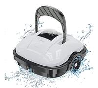 WYBOT Robot Piscina Fuori Terra per Piscina da 80m², Robottino Pulitore con Doppia Motricità e Parcheggio Autonomo | Robot Piscina Pulitore Senza Fili con Batteria Autonomia 100 Min Bianco