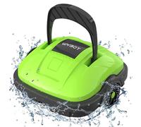 WYBOT Robot Piscina Fuori Terra per Piscina da 80m², Robottino Pulitore con Doppia Motricità, Robot Piscina Pulitore Senza Fili con Batteria Autonomia 100 Min Verde Robot de Piscine sans Fil