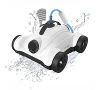 WYBOT Robot pulitore per piscina con 150 W, 3 funzioni di temporizzazione (1/2/3 H), pulitore automatico con aspirazione potente 18 m³/H, aspirapolvere per piscina fino a 60 ㎡