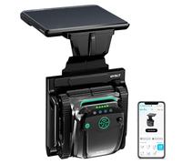 WYBOT S2 Solar Robot Piscina Cordless, 7 modalità e 7 Vie, Ritorno Automatico E Ricarica, 2,5 Ore di Autonomia, Doppia Filtrazione, Controllo App, Copre 300 m² (Grigio)