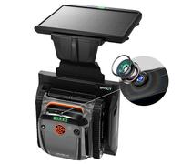 WYBOT S2 Solar Vision Robot aspirapolvere Piscina per Piscine Integrate, Fotocamera AI, Ricarica Solare, Ritorno e Carica Automatica, Pulizia Programmata, Pulizia Precisa e Veloce (grigio e arancione)
