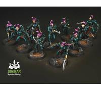 Wyches Drukhari dark eldar COMMISSIONE dipinto