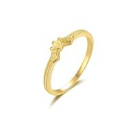 Wycian Anelli da donna in oro giallo 9K/14K Au375/Au585 No Gemstone per sorella sorella sorella, 49, Oro giallo 14 carati, Nessuna pietra preziosa