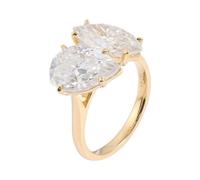 Wycian Anelli Donna Fidanzamento Anello Oro 9Kt Uomo Moissanite Elegante Misurare 13 Popolare per Moglie San Valentino Gioielli