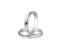 Wycian Anelli Donna Pietre Anello Fidanzamento Donna Oro Bianco Argento 18 Carati Polacco Numero 30 Solido Non Placcato Aggiornamento 3.0 per Uomini Capodanno Gioielli