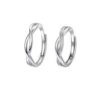 Wycian Anelli Vintage Uomo Argento 925 Anelli Linee Croci Regolabile Popolare Per Coppia Unisex Sorella San Valentino Gioielli, Verstellbar, Argento sterling, Nessuna pietra preziosa