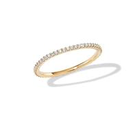 Wycian Anello in oro fede nuziale, coppia in oro 9K/14K Au375/Au585 Moissanite per madri signore, 20, Oro giallo 9 carati, Moissanite