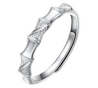Wycian Coppia di anelli per lui e per lei, 925, regolabili a sinistra, popolari per unisex sorella di compleanno, Verstellbar, argento sterling S925, Nessuna pietra preziosa
