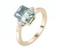 Wycian Fedi nuziali blu con incisione in oro da donna 18 carati moissanite elegante 4 artigli misura 12 (16,6), semplici per lesbiche, giorno del Ringraziamento personalizzabili